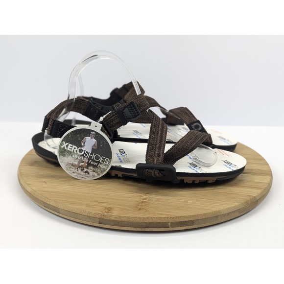 Xero Shoes Z-Trail EV Mens Sandals Multi Brown Minimalist Sport Hiking Size 10 - Picture 8 of 11